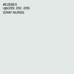 #E2E8E5 - Gray Nurse Color Image